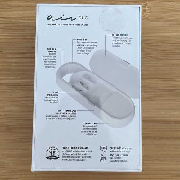 Brand New Air Duo 2-in-1 True Wireless Earbuds & Bluetooth Speaker Charging Case - Picture 7 of 10